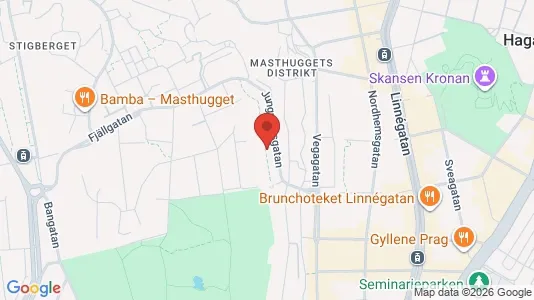 Apartments for rent i Majorna-Linné - kort over placeringen