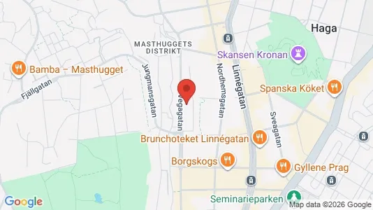 Apartments for rent i Gothenburg City Centre - kort over placeringen