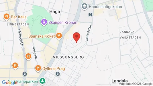 Apartments for rent i Gothenburg City Centre - kort over placeringen