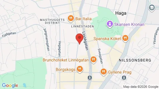 Apartments for rent i Gothenburg City Centre - kort over placeringen