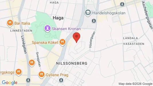 Apartments for rent i Gothenburg City Centre - kort over placeringen