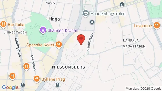 Apartments for rent i Gothenburg City Centre - kort over placeringen