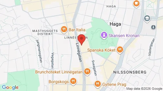 Apartments for rent i Gothenburg City Centre - kort over placeringen