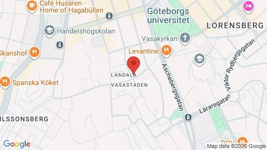 Apartments for rent i Gothenburg City Centre - kort over placeringen
