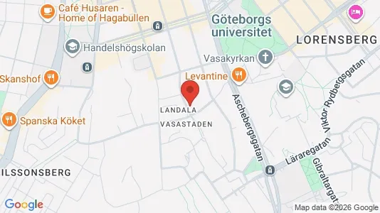 Apartments for rent i Gothenburg City Centre - kort over placeringen