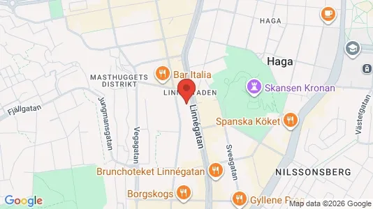 Apartments for rent i Gothenburg City Centre - kort over placeringen