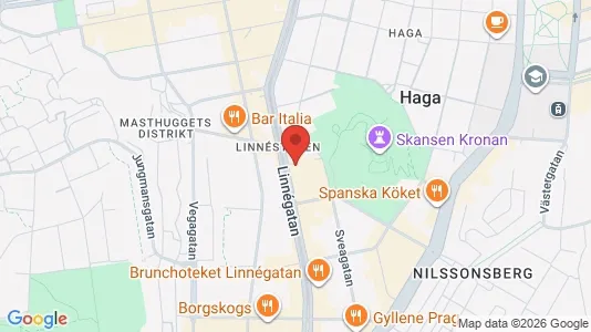 Apartments for rent i Gothenburg City Centre - kort over placeringen