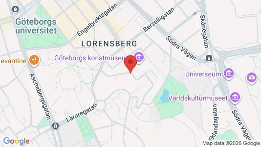 Apartments for rent i Johanneberg - kort over placeringen