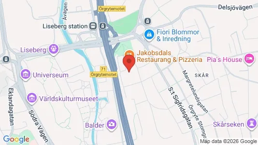 Apartments for rent i Örgryte-Härlanda - kort over placeringen