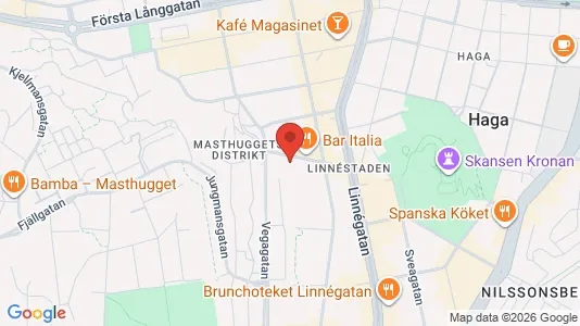 Apartments for rent i Gothenburg City Centre - kort over placeringen