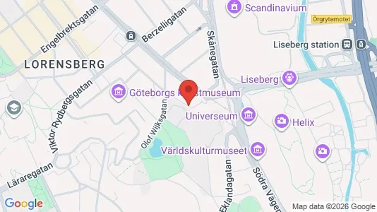 Apartments for rent i Johanneberg - kort over placeringen