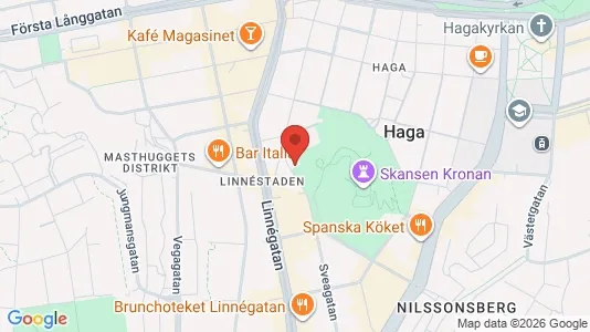 Apartments for rent i Gothenburg City Centre - kort over placeringen