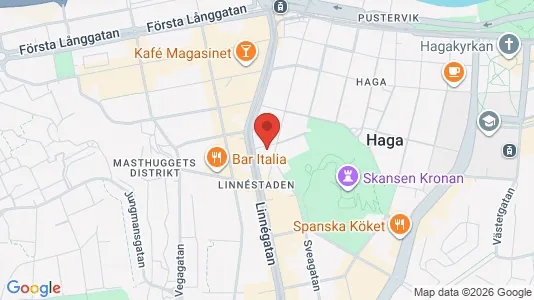 Apartments for rent i Gothenburg City Centre - kort over placeringen