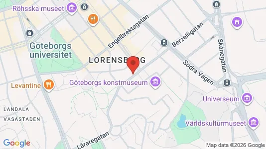 Apartments for rent i Gothenburg City Centre - kort over placeringen