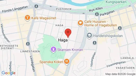 Apartments for rent i Gothenburg City Centre - kort over placeringen