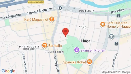 Apartments for rent i Gothenburg City Centre - kort over placeringen