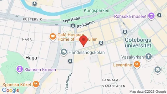 Apartments for rent i Gothenburg City Centre - kort over placeringen