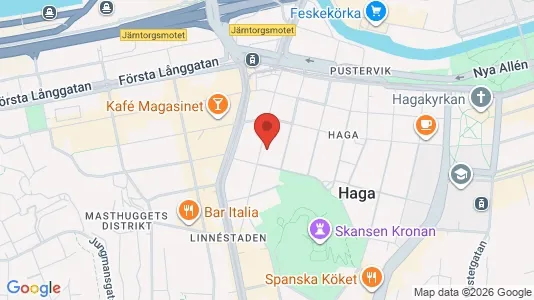Apartments for rent i Gothenburg City Centre - kort over placeringen
