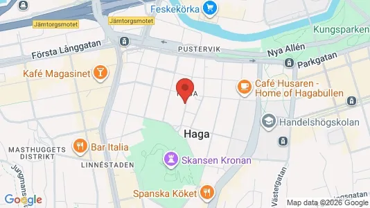 Apartments for rent i Gothenburg City Centre - kort over placeringen