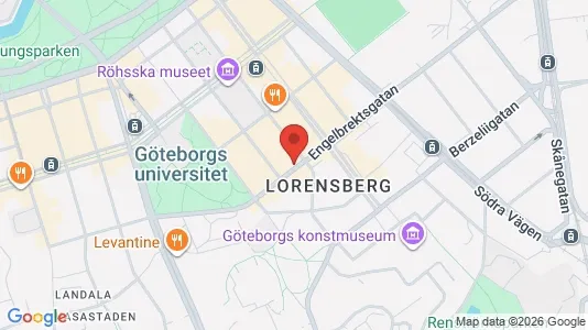 Apartments for rent i Gothenburg City Centre - kort over placeringen