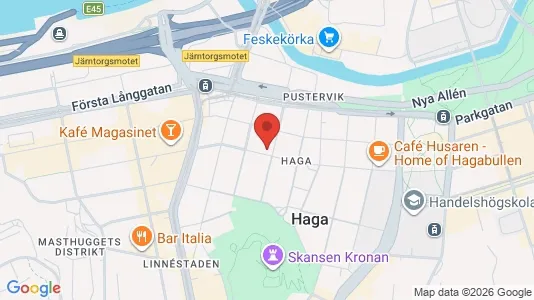 Apartments for rent i Gothenburg City Centre - kort over placeringen