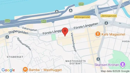 Apartments for rent i Gothenburg City Centre - kort over placeringen