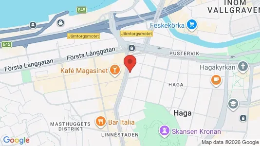 Apartments for rent i Gothenburg City Centre - kort over placeringen