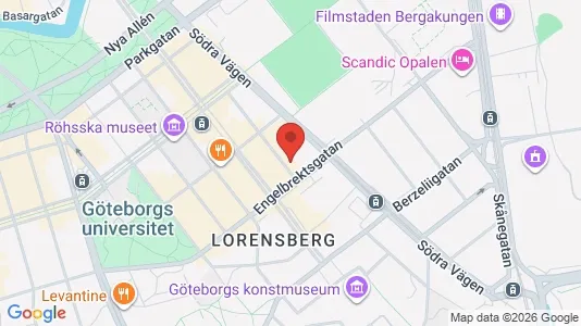 Apartments for rent i Gothenburg City Centre - kort over placeringen