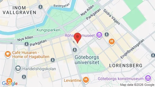 Apartments for rent i Gothenburg City Centre - kort over placeringen