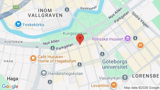 Apartments for rent i Gothenburg City Centre - kort over placeringen