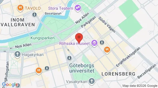 Apartments for rent i Gothenburg City Centre - kort over placeringen