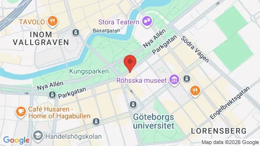 Apartments for rent i Gothenburg City Centre - kort over placeringen