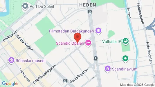 Apartments for rent i Gothenburg City Centre - kort over placeringen