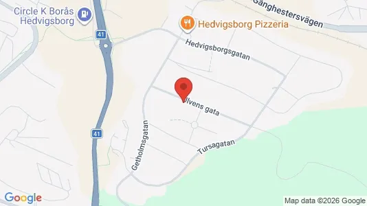 Apartments for rent i Borås - kort over placeringen