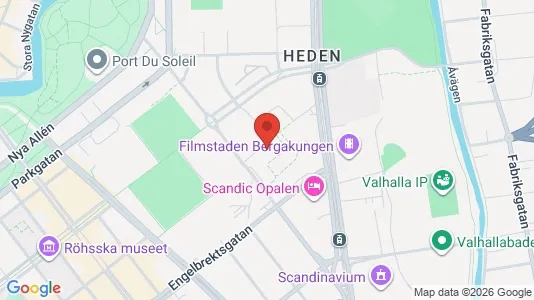 Apartments for rent i Gothenburg City Centre - kort over placeringen