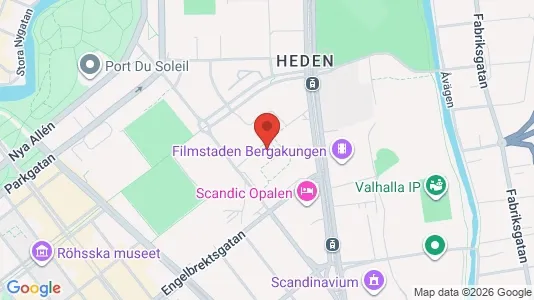 Apartments for rent i Gothenburg City Centre - kort over placeringen