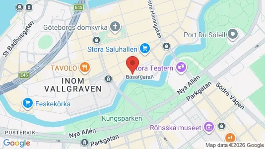 Apartments for rent i Gothenburg City Centre - kort over placeringen