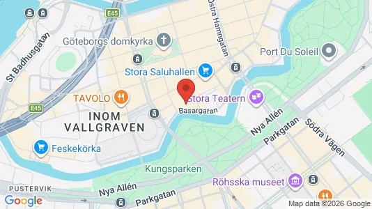 Apartments for rent i Gothenburg City Centre - kort over placeringen