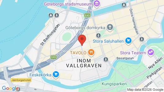 Apartments for rent i Gothenburg City Centre - kort over placeringen