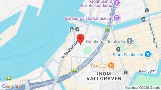 Apartments for rent i Gothenburg City Centre - kort over placeringen