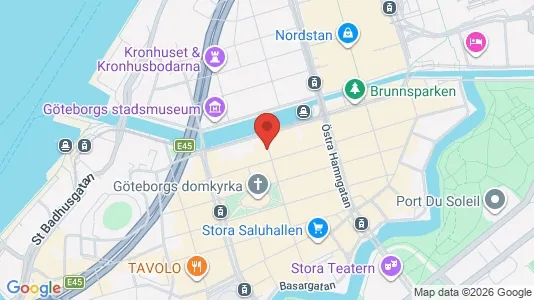 Apartments for rent i Gothenburg City Centre - kort over placeringen