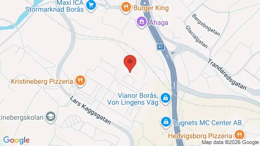 Apartments for rent i Borås - kort over placeringen