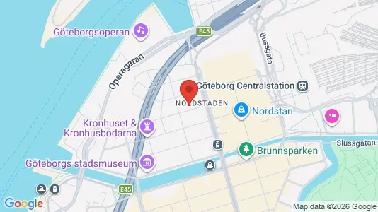 Apartments for rent i Gothenburg City Centre - kort over placeringen