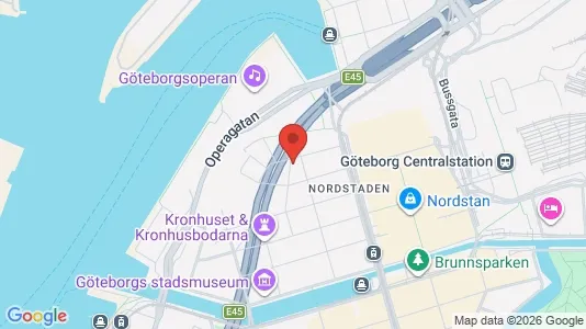 Apartments for rent i Gothenburg City Centre - kort over placeringen