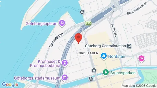 Apartments for rent i Gothenburg City Centre - kort over placeringen