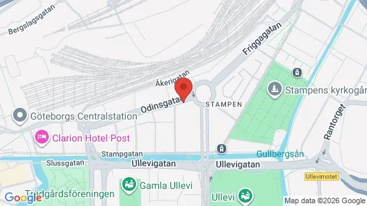 Apartments for rent i Gothenburg City Centre - kort over placeringen