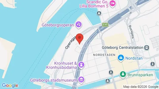Apartments for rent i Gothenburg City Centre - kort over placeringen