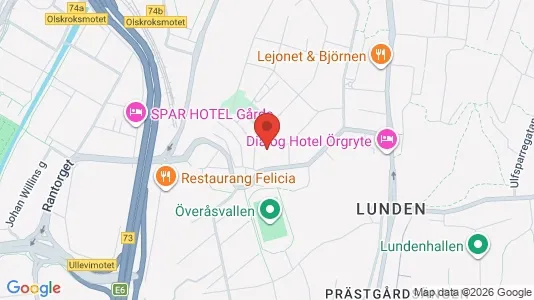 Apartments for rent i Örgryte-Härlanda - kort over placeringen