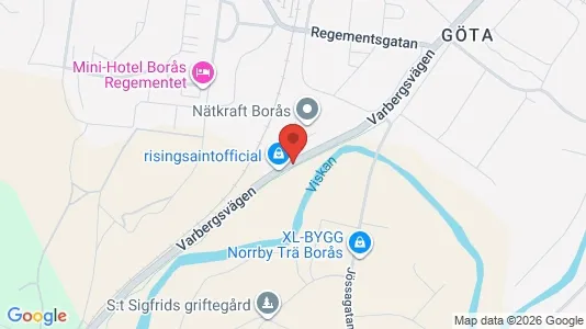 Apartments for rent i Borås - kort over placeringen