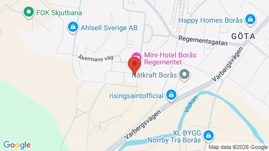 Apartments for rent i Borås - kort over placeringen